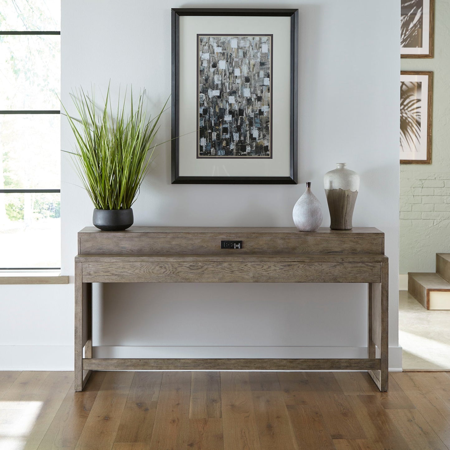 Bartlett Field - Console Bar Table - Dusty Taupe