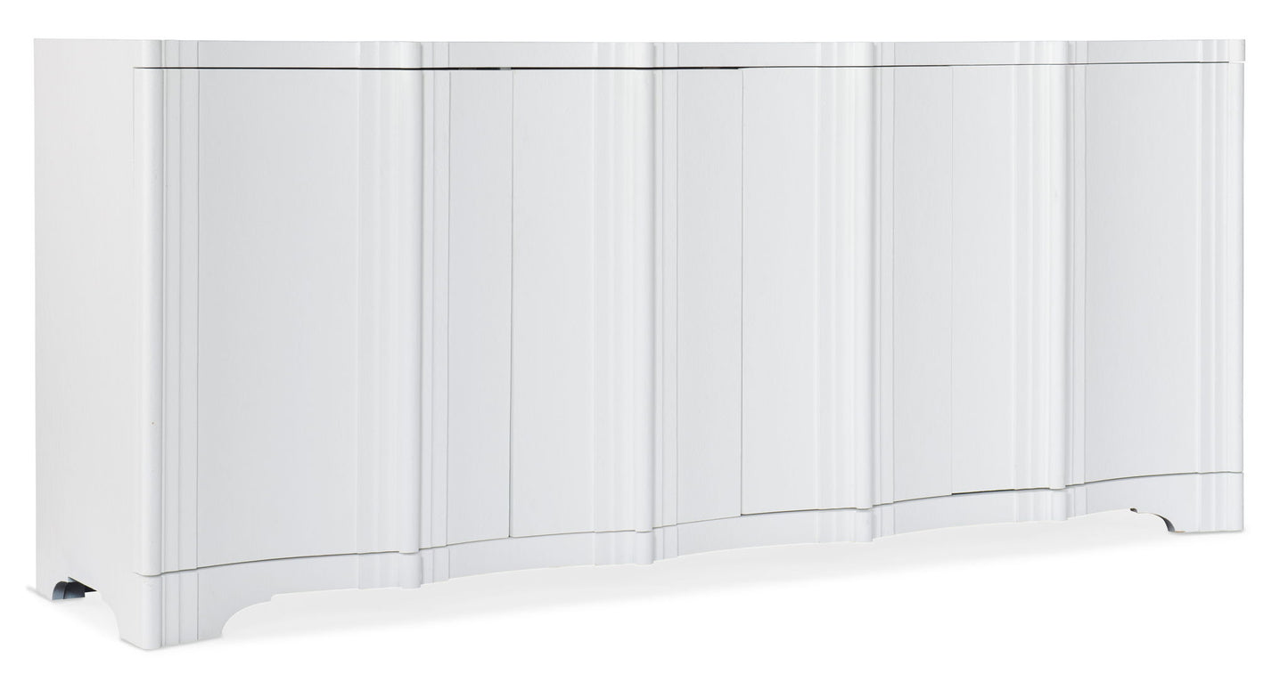 Melange - Corinth 4-Door Entertainment Console - White