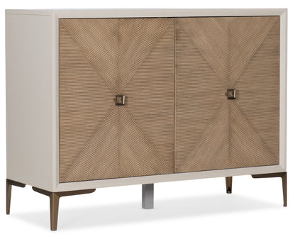 Melange - Lisette Hall Chest - Beige / Light Brown