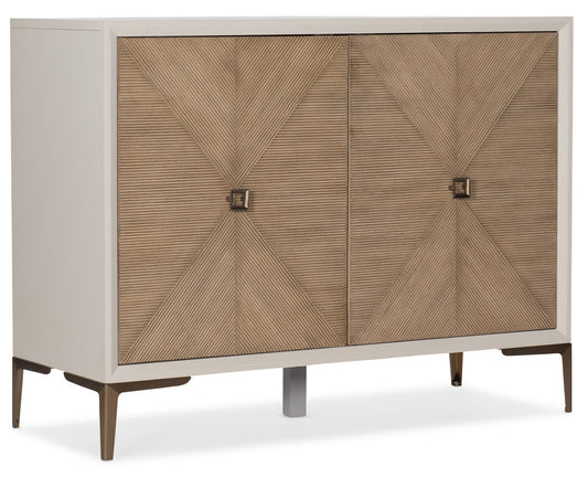 Melange - Lisette Hall Chest - Beige / Light Brown