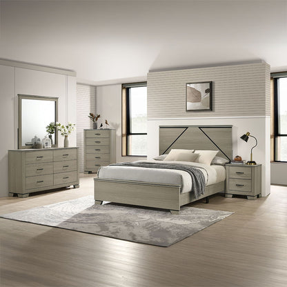 Joanna - Mirror - Weathered Gray