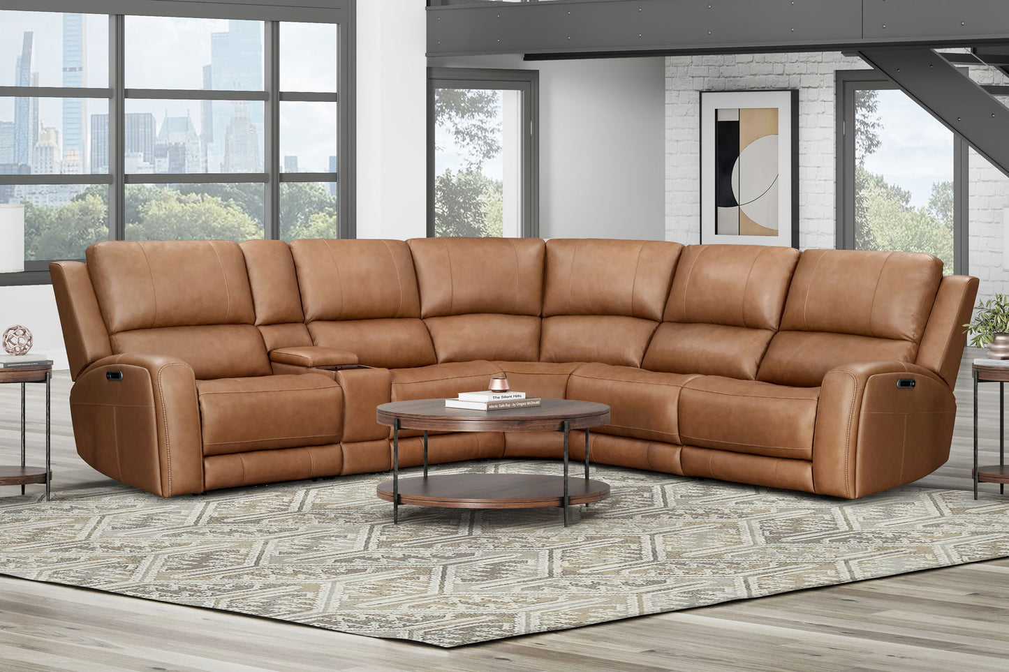 Belmont - Zero Gravity Power Reclining Sectional With Power Adjustable Headrests