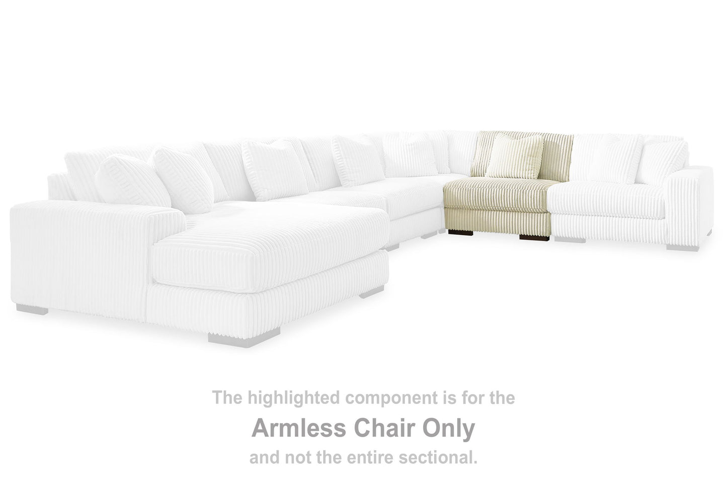 Lindyn - Armless Chair - Ivory