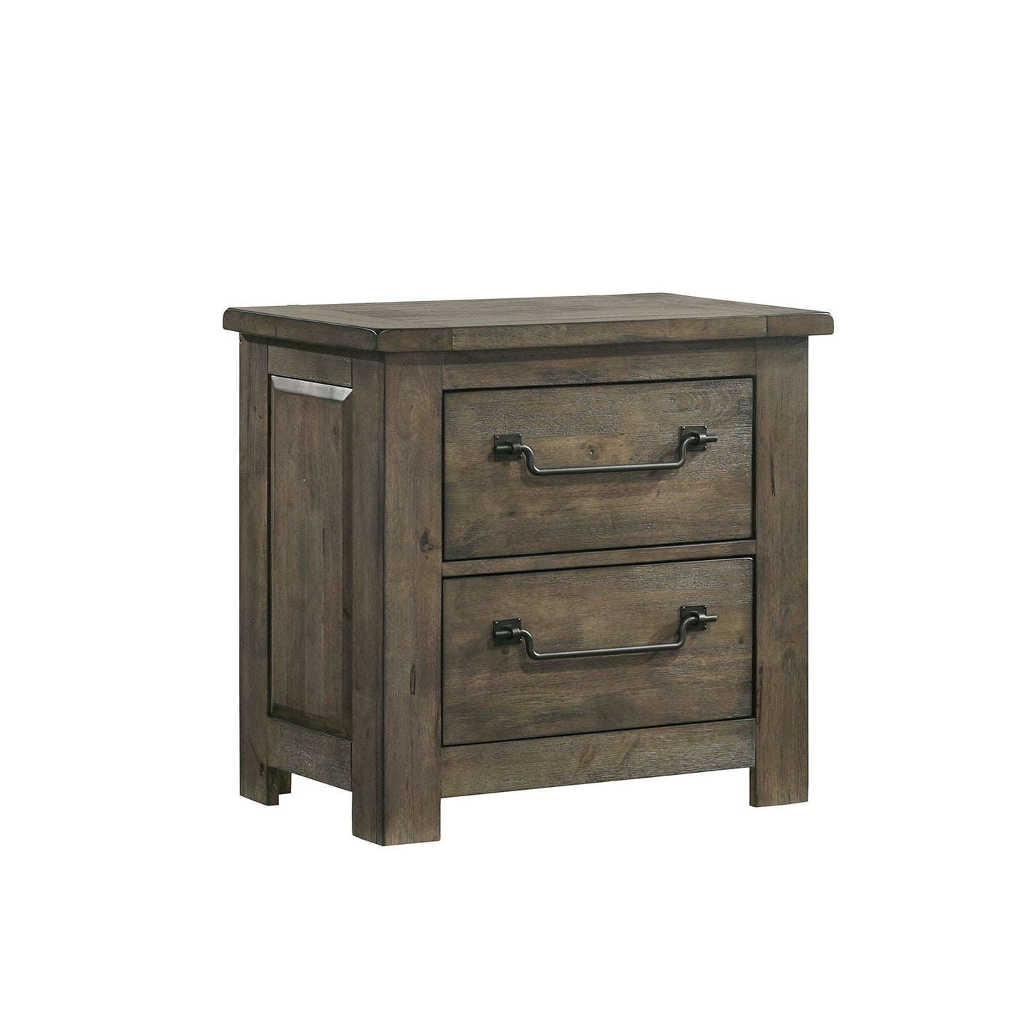 Maverick - Nightstand With USB - Gray