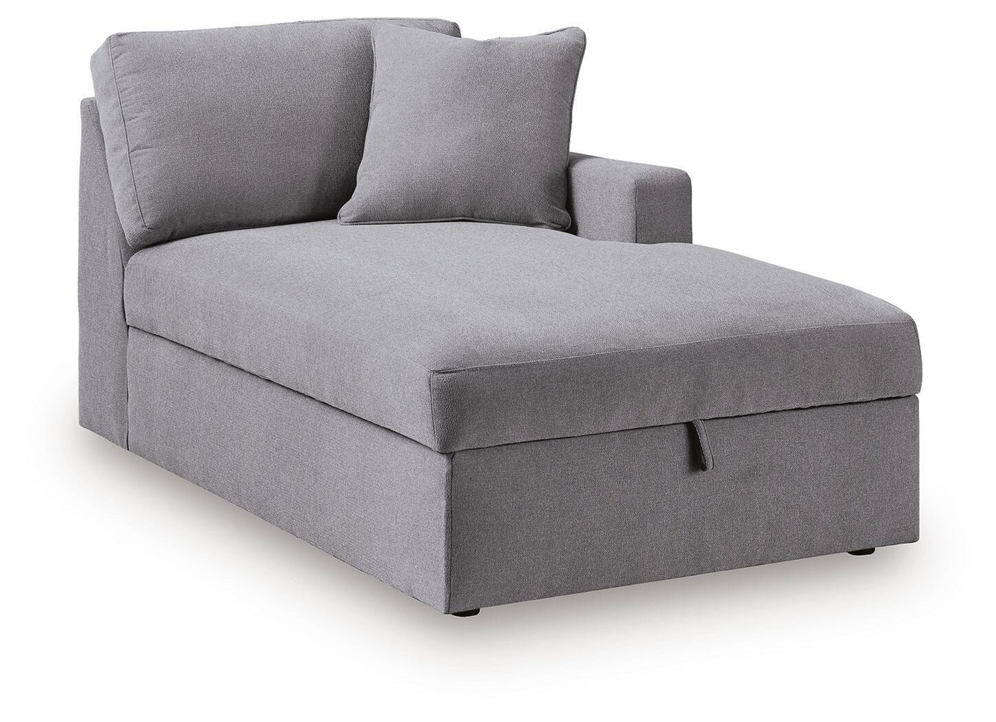 Modmax - RAF Corner Chaise With Storage - Granite