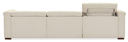 MS - Savion Deux Sofa With Two Power Recliners And Three Power Headrests
