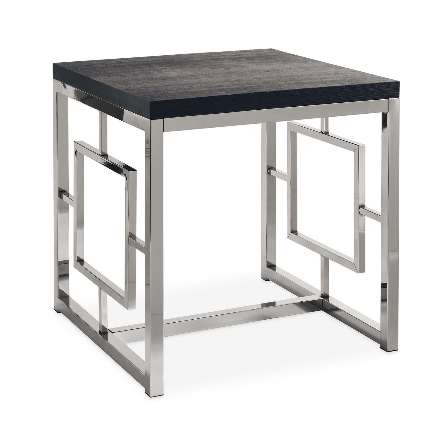 Ezra - 24" End Table - Chrome