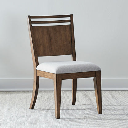 Shaker Lakes - Panel Back Side Chair - Harvest Brown