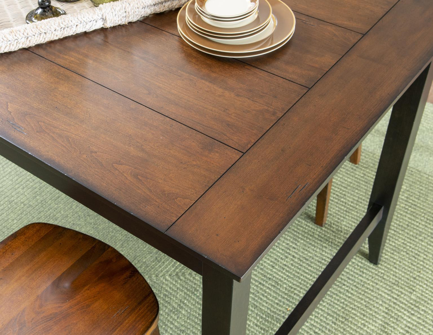 Fenmore - Counter Height Table - Mocha And Distressed Cherry