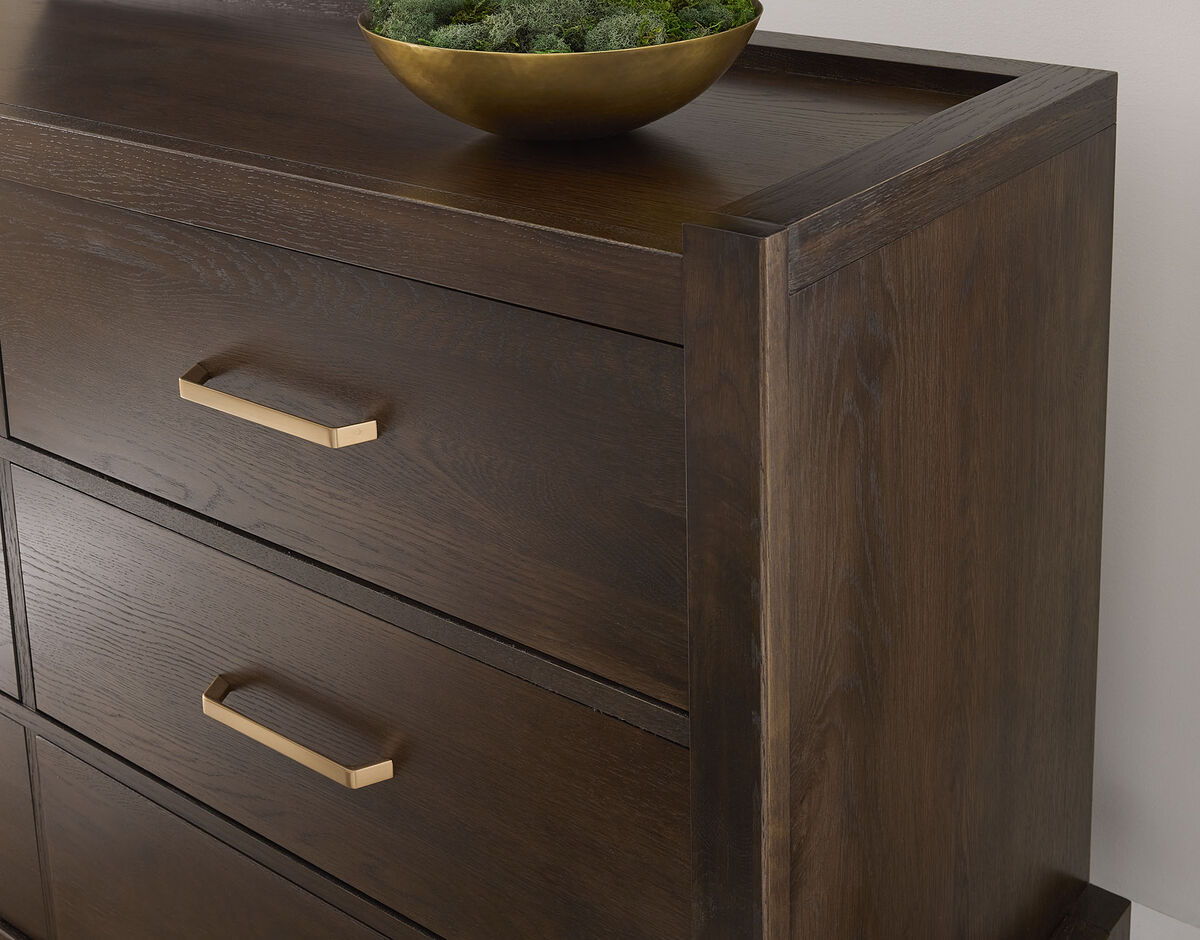 Mercer Street - Chest 5 Drawer - Dark Roast