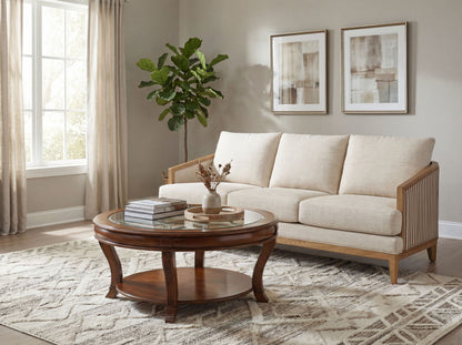 Brookhaven - Round Cocktail Table - Dark Brown