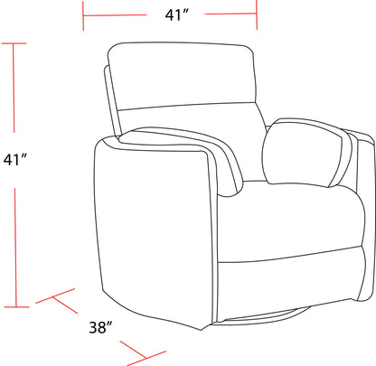 Radius - Manual Swivel Recliner