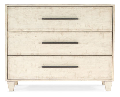 Melange - Saffron 3-Drawer Chest - Beige