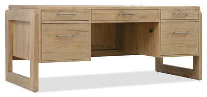Home Office - Executive Desk - Light Brown