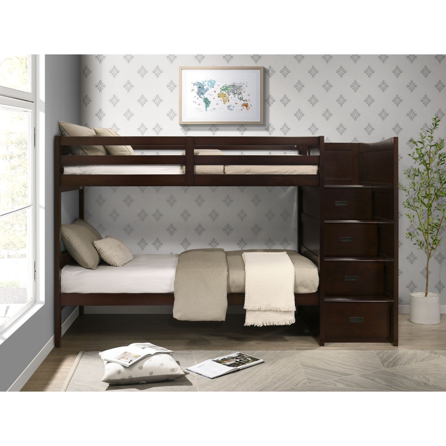 Sami - Step Bunk With Right Headboard