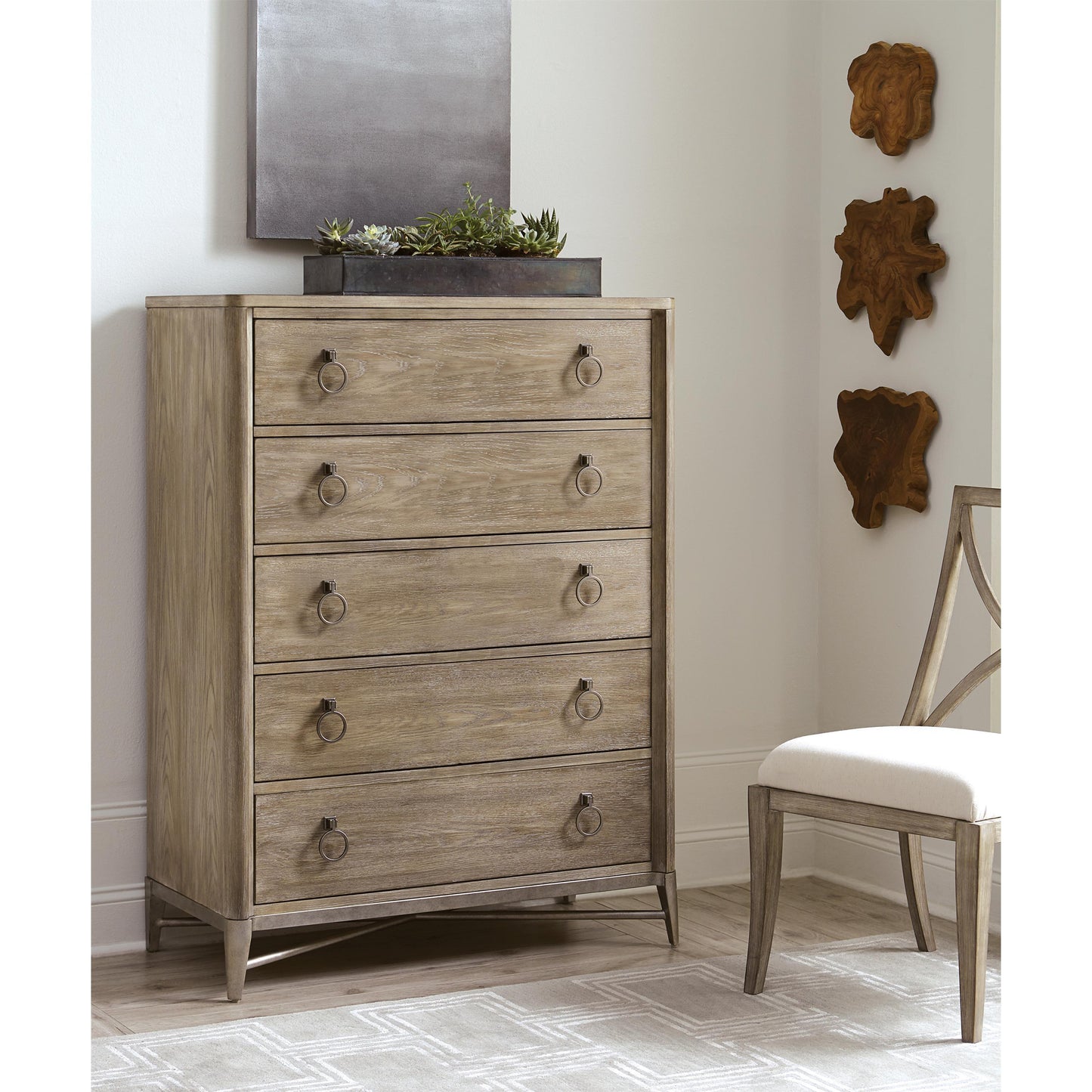 Sophie - 5 Drawer Chest - Light Brown