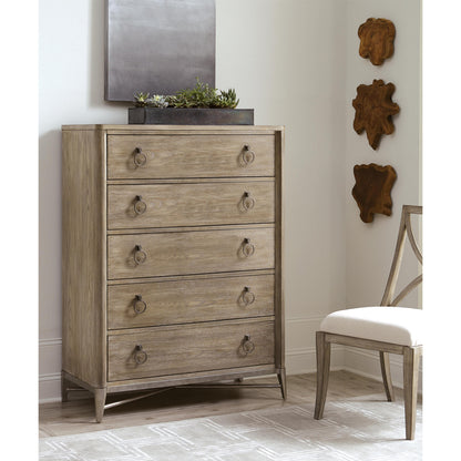 Sophie - 5 Drawer Chest - Light Brown
