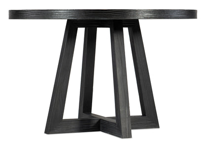 Chapman - Shou Sugi Ban Petite Round Dining Table - Black