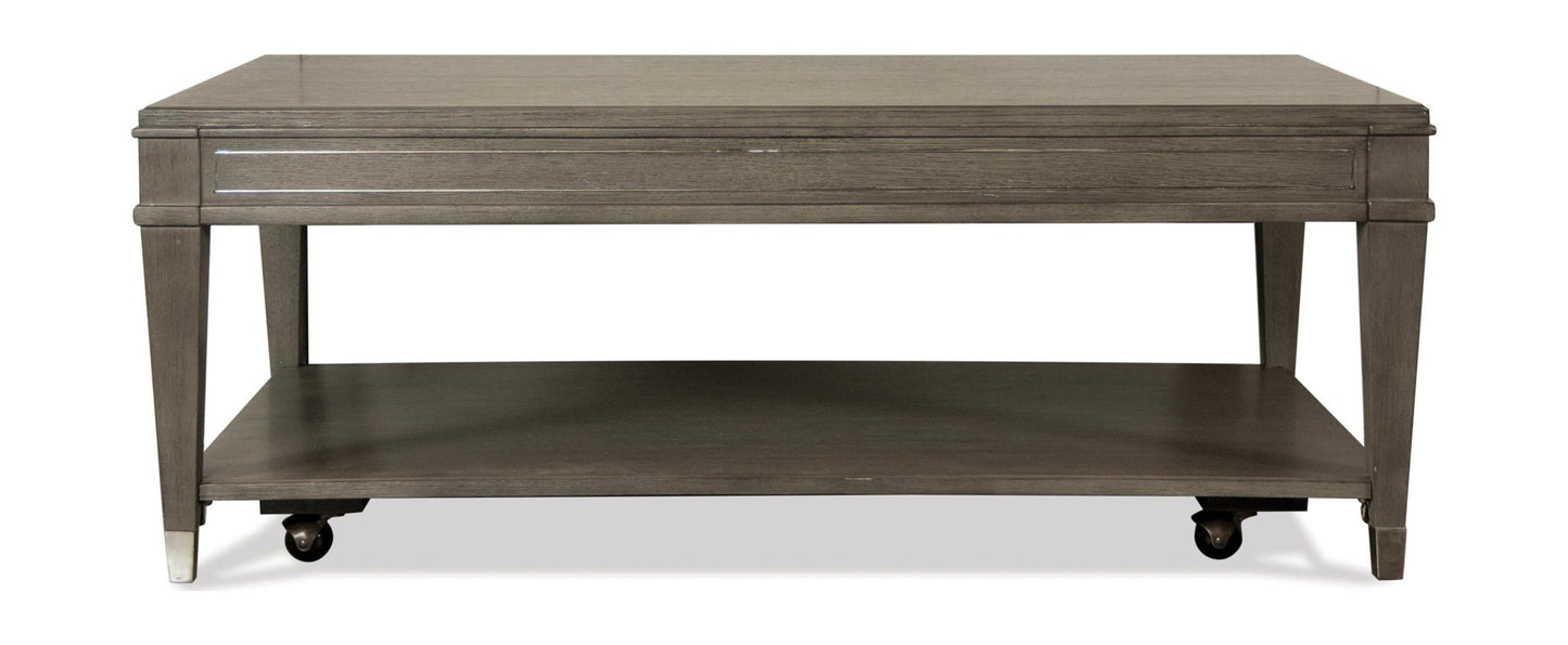 Dara Two - Rectangular Cocktail Table - Gray Wash