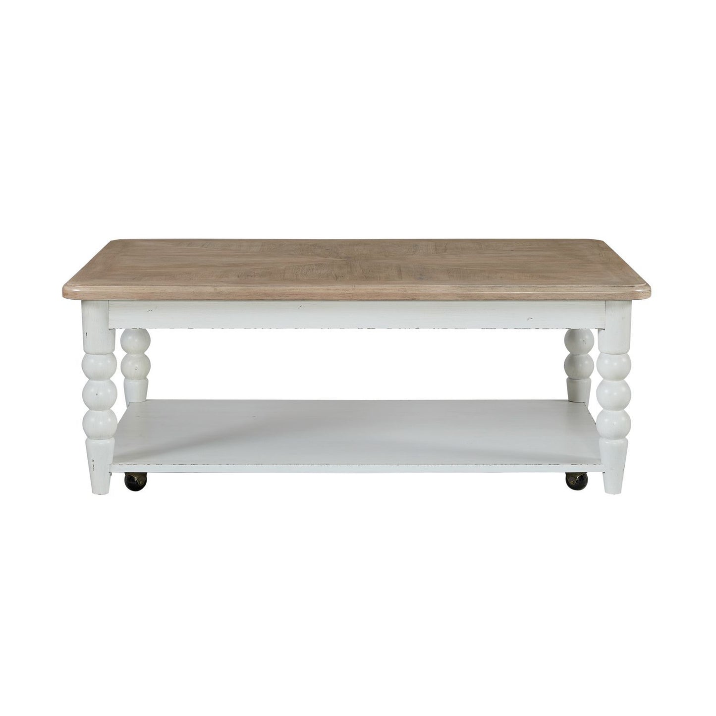 Turnberry Park - Rectangular Cocktail Table - Washed White