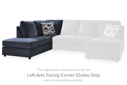 Albar Place - Laf Corner Chaise - Cobalt