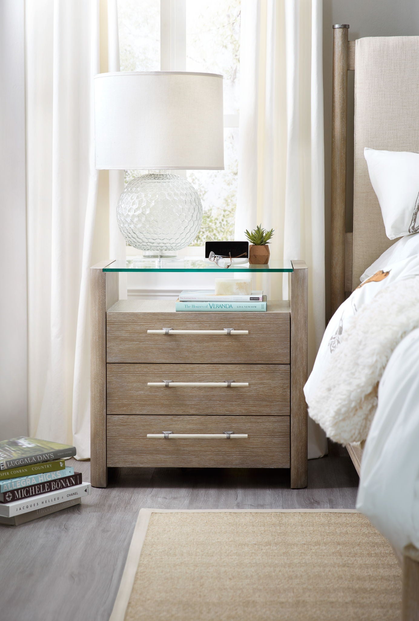 Affinity - 3-Drawer Nightstand - Gray