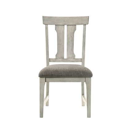 Hallendale - Splat Back Side Chair - Gravel Wash