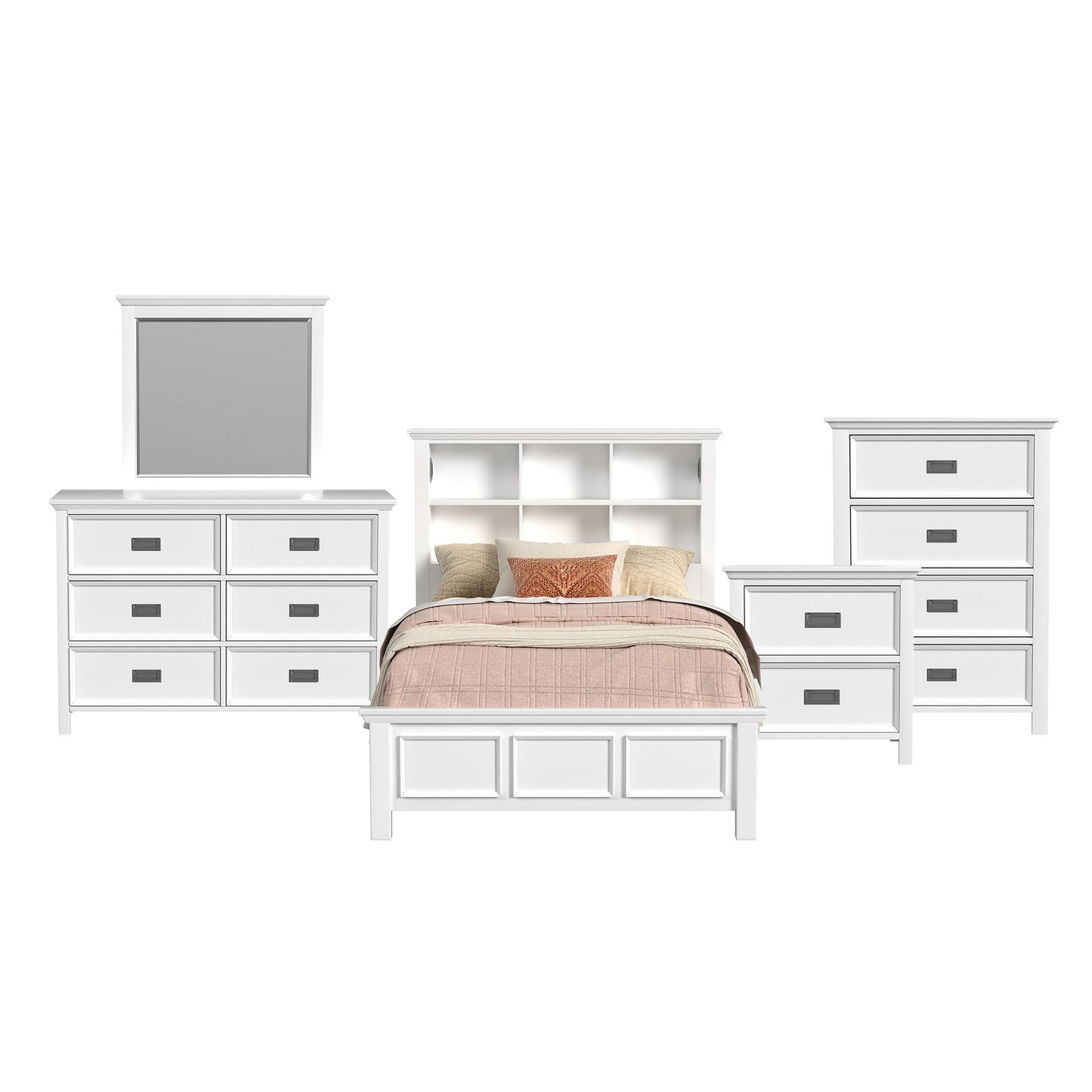 Hampton Kids - Bookcase Bedroom Set