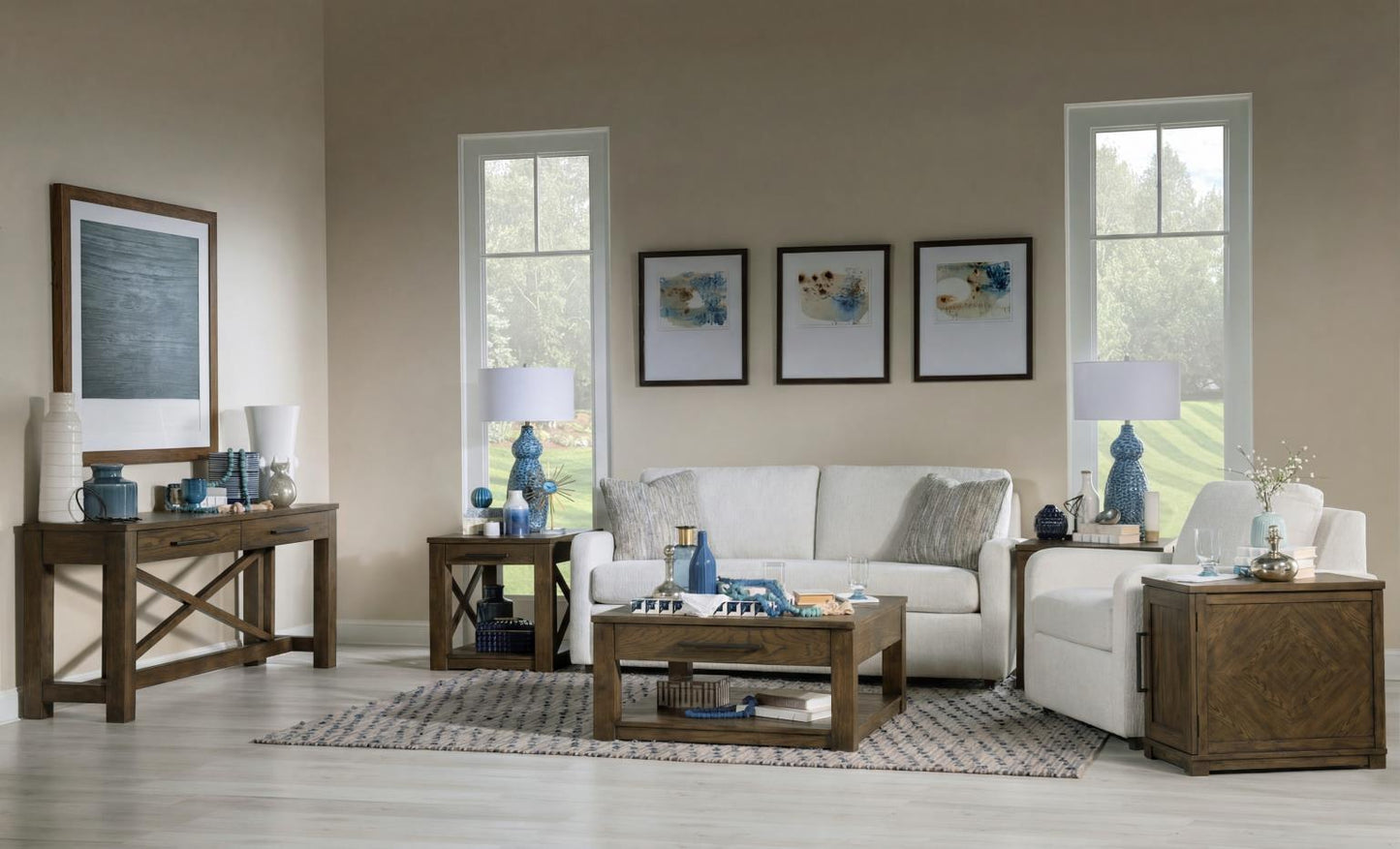 Ellison - Sofa Table - Desert Oak