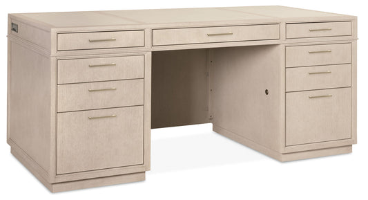 Home Office - Executive Desk - Polished Limestone