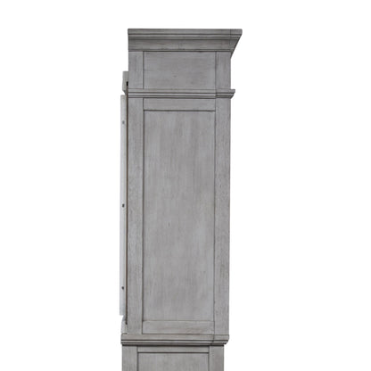Heartland - Entertainment Hutch - Antique White / Tobacco Tops