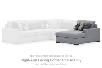 Bealton - RAF Corner Chaise - Salt And Pepper