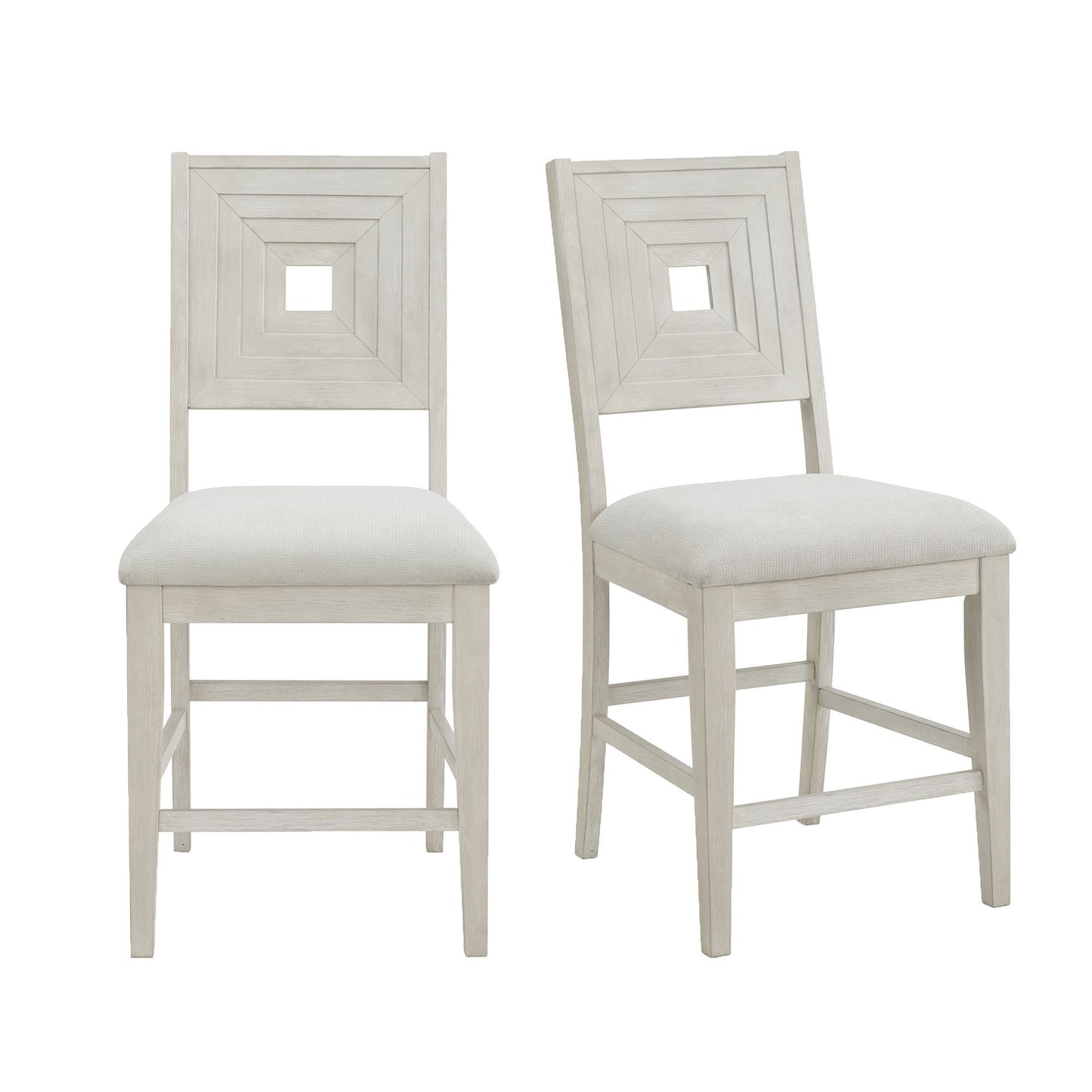 Avalanche - Counter Side Chair (Set of 2) - Antique White