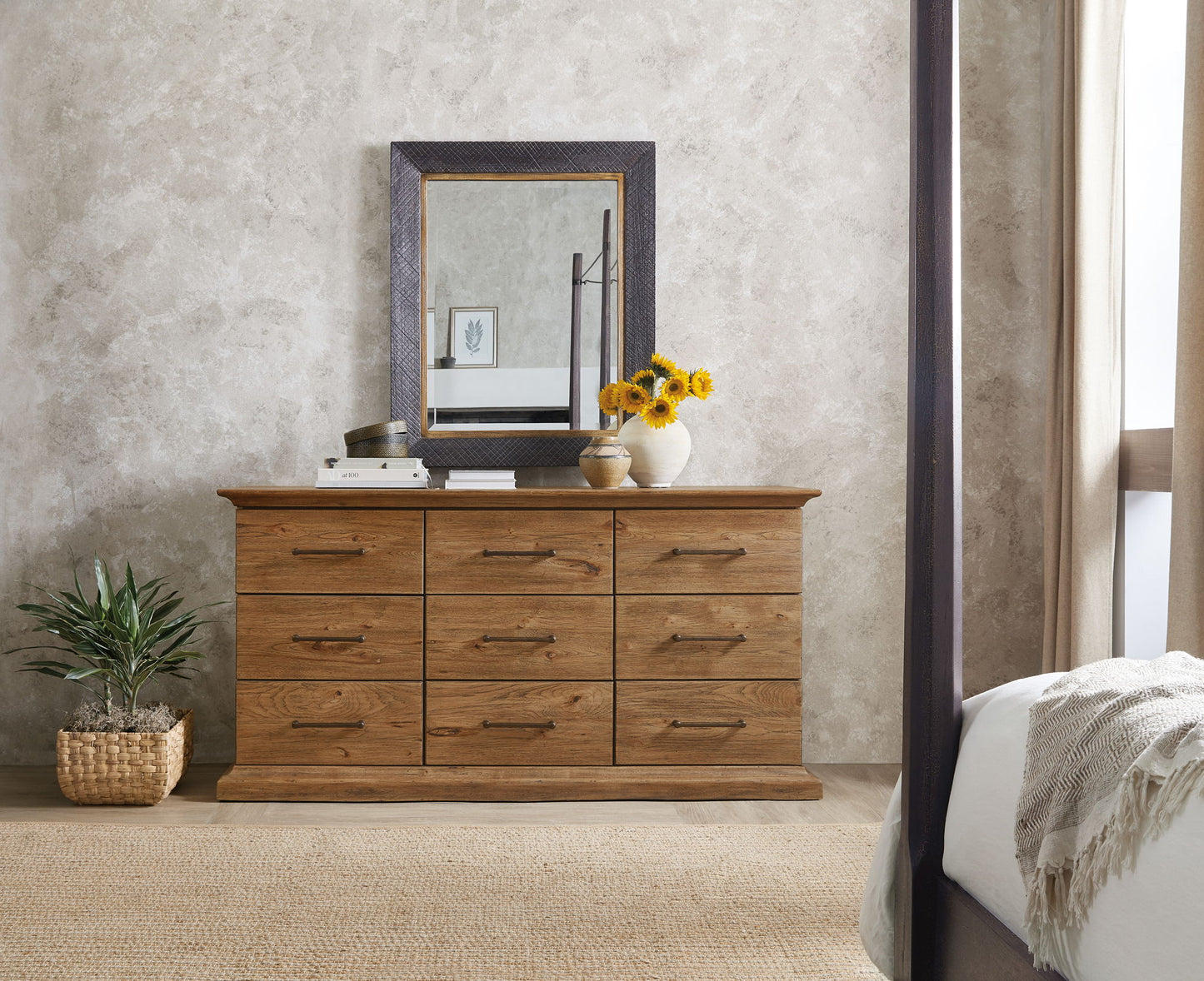 Big Sky - Portrait Mirror - Dark Gray