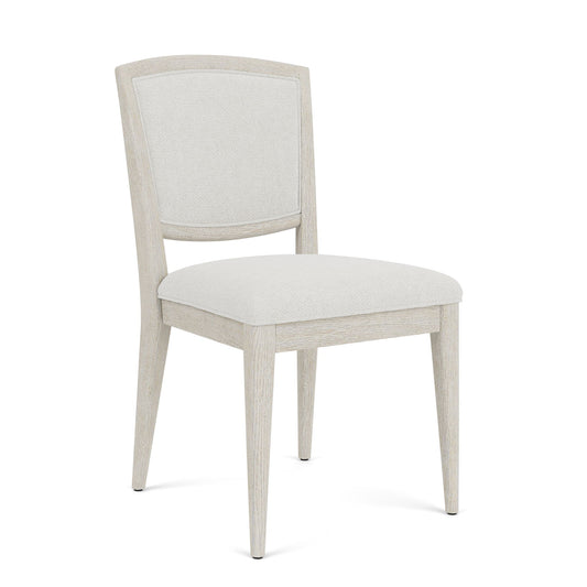 Carmella - Upholstered Back Side Chair (Set of 2) - Pebble Oak