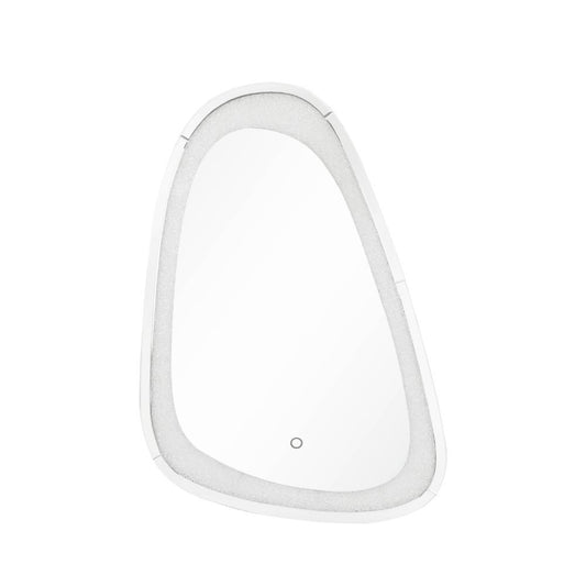 Noralie - 46" Accent Mirror With LED - Mirrored & Faux Diamonds