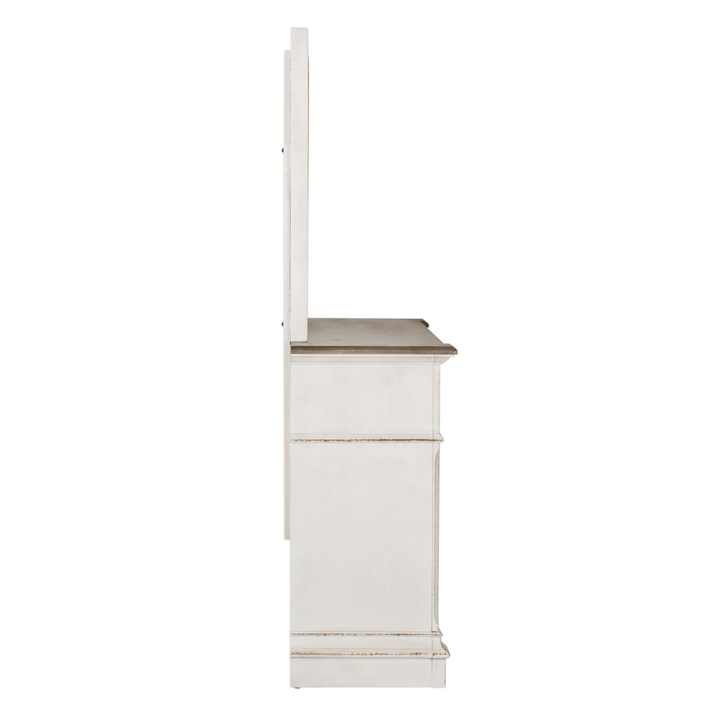 Abbey Park - Dresser & Mirror - Antique White