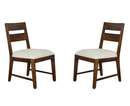 Portico - Ladderback Dining Chair (Set of 2) - Warm Brown