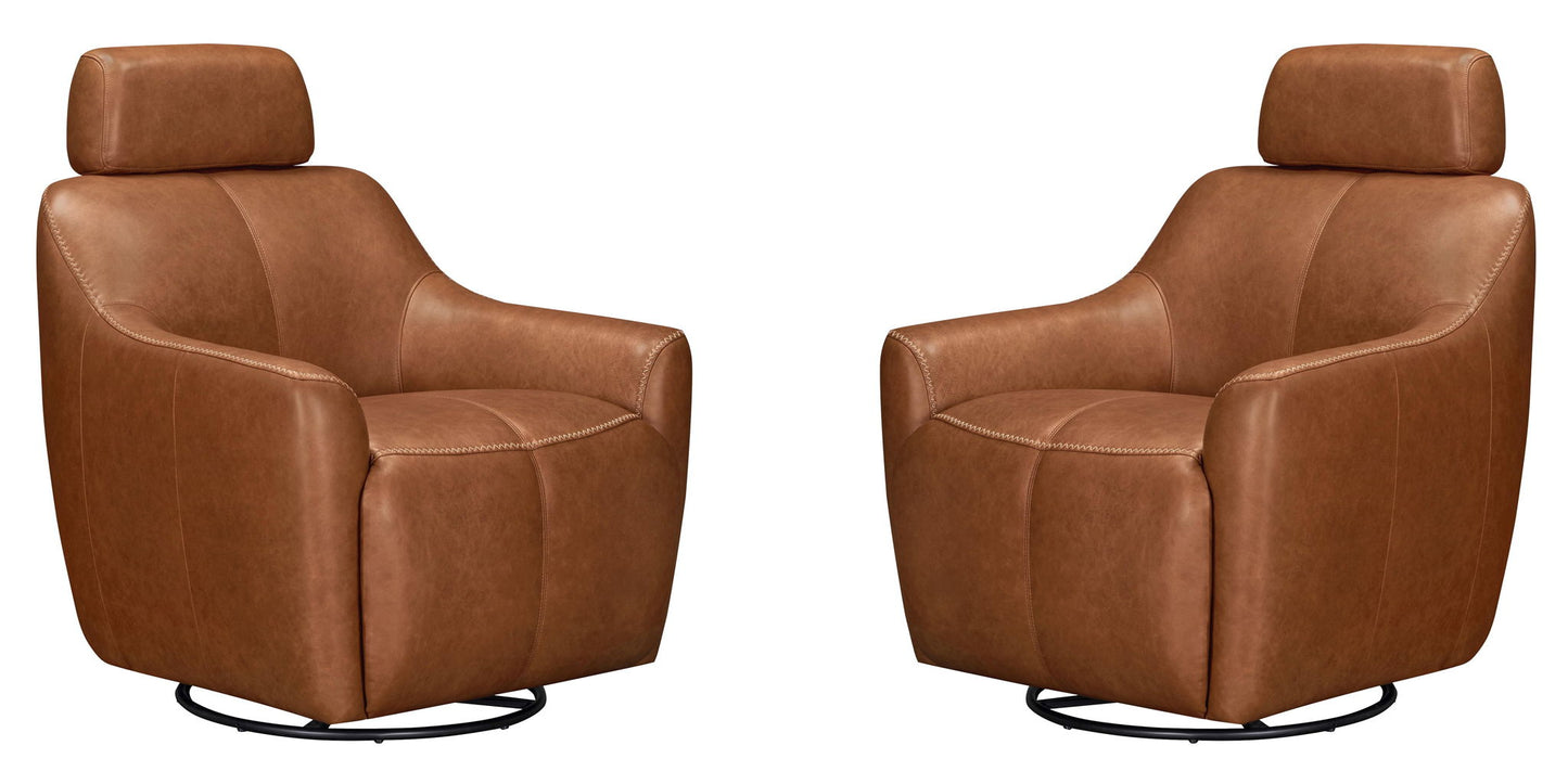 Miles - Swivel Gliding Accent Chair