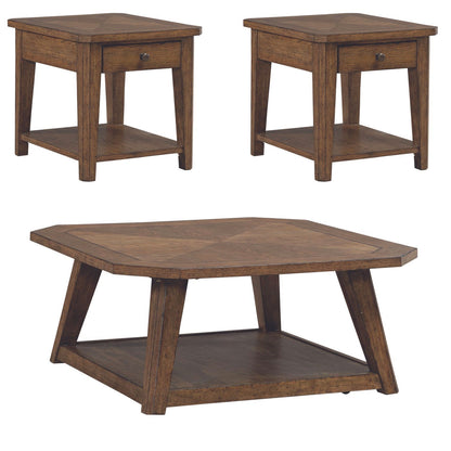 Carolina Park - 3 Piece Set - Amber Brown