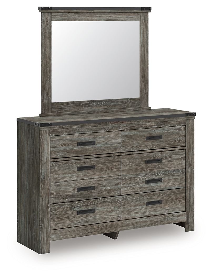 Frandern - Bookcase Panel Bedroom Set