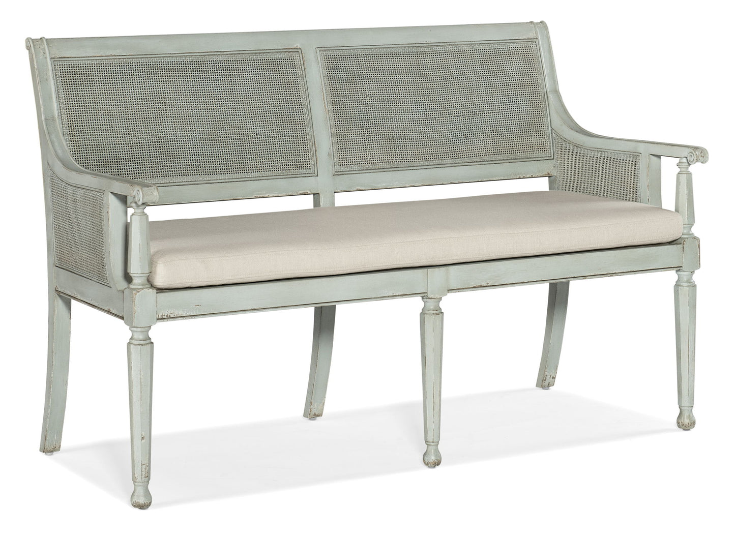 Charleston - Bench - Light Blue / Beige