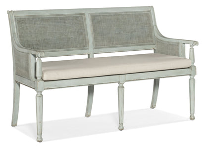 Charleston - Bench - Light Blue / Beige