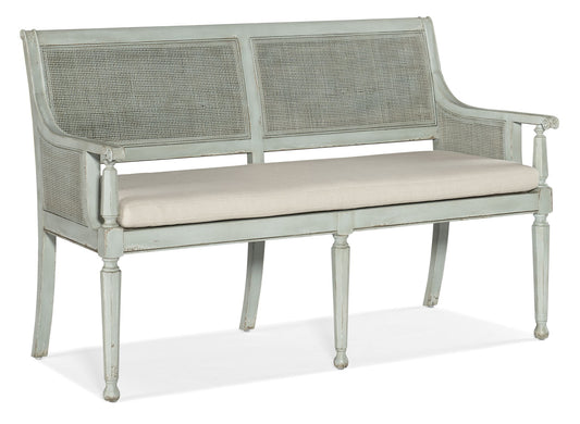 Charleston - Bench - Light Blue / Beige