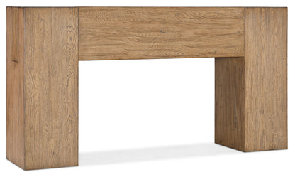 Commerce And Market - Wooden Console - Light Brown