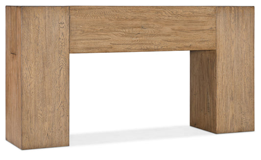 Commerce And Market - Wooden Console - Light Brown