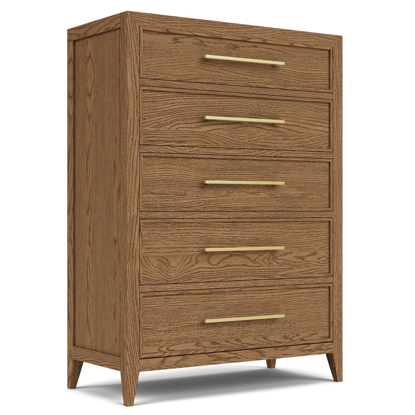 Halbrooke - 5 Drawer Chest - Light Brown
