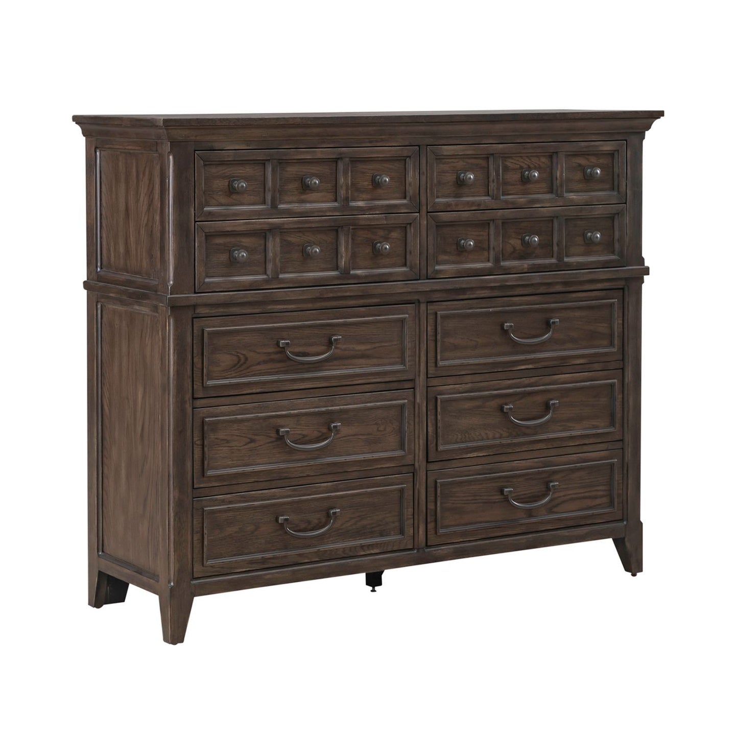 Paradise Valley - 10 Drawer Chesser - Saddle Brown