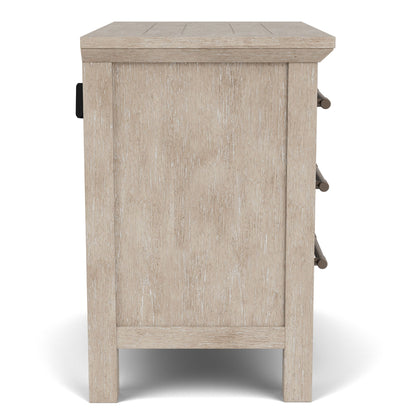 Bennett - Three Drawer Nightstand - Frosted Gray