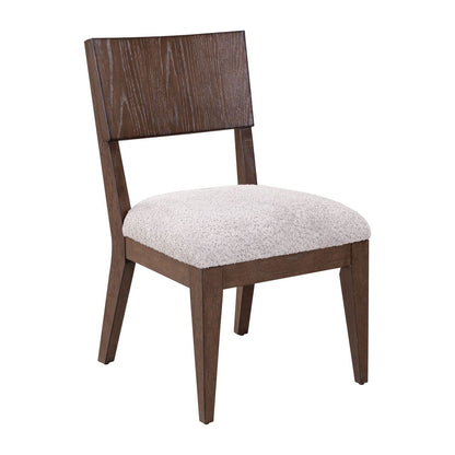 Cascade Falls - Panel Back Side Chair - Satin Espresso
